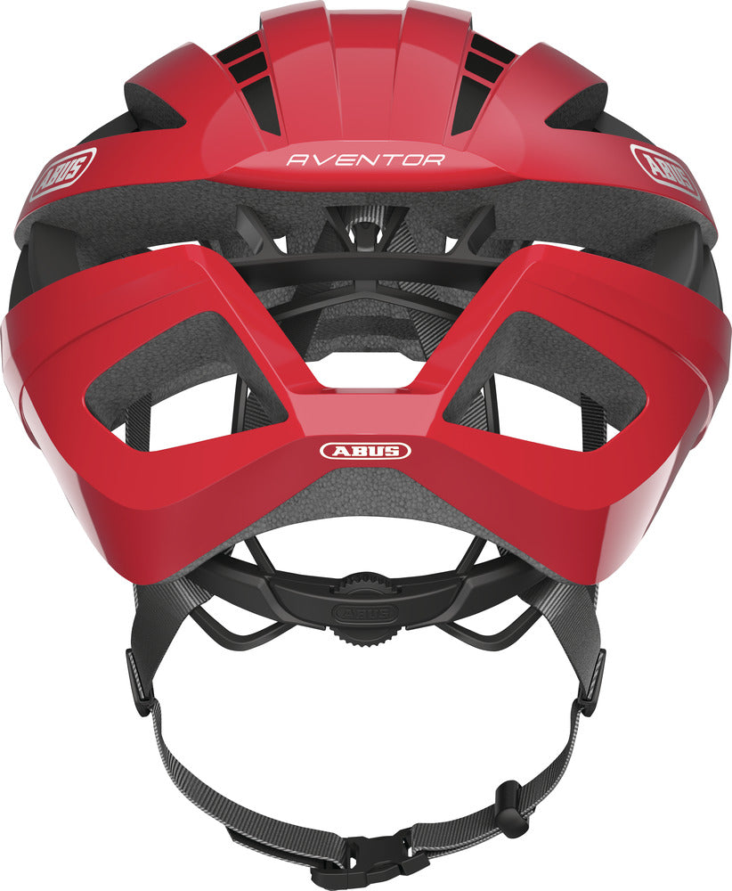 ABUS Fahrradhelm Aventor Racing Red - Größe M - MabeaMobility