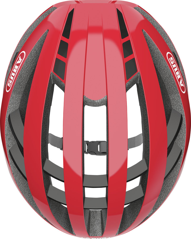 ABUS Fahrradhelm Aventor Racing Red - Größe M - MabeaMobility