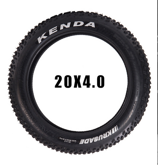 Kenda Krusade 20x4.0 Fatbike Reifen mit oder ohne Schlauch, Fat Bike Mantel - MabeaMobility
