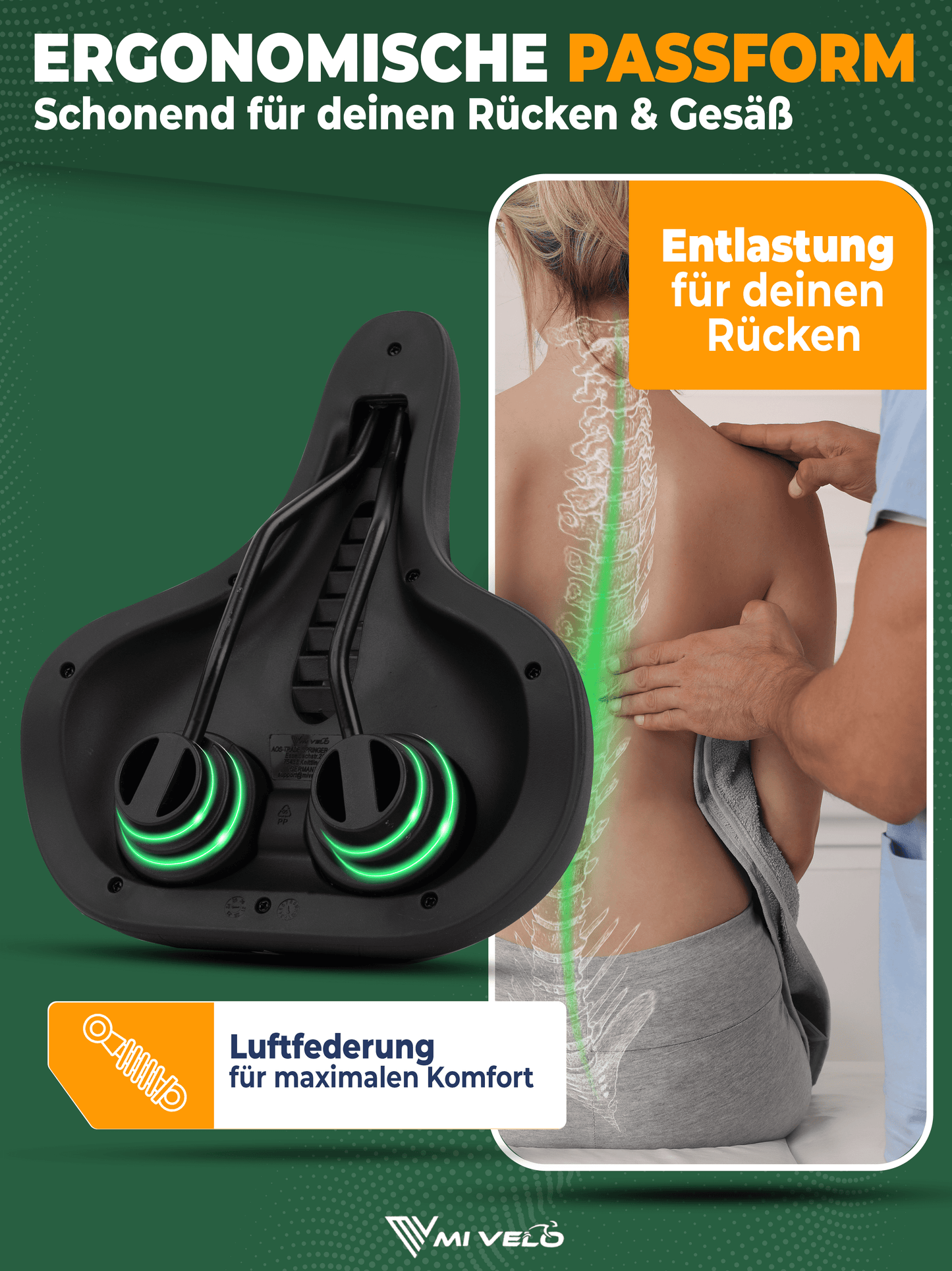 Ergonomischer Fahrradsattel