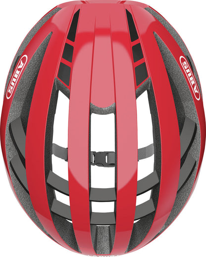ABUS Fahrradhelm Aventor Racing Red - Größe M - MabeaMobility
