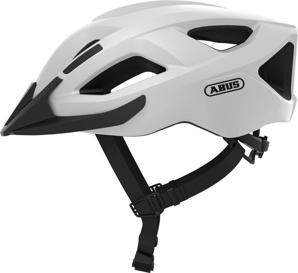 ABUS Fahrradhelm City - Aduro 2.1 polar white - Größe S - MabeaMobility