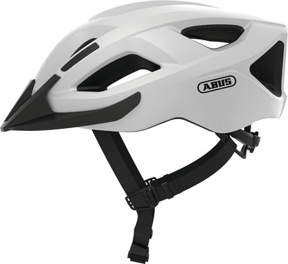 ABUS Fahrradhelm City - Aduro 2.1 polar white - Größe S - MabeaMobility