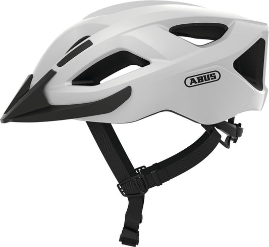 ABUS Fahrradhelm City - Aduro 2.1 polar white - Größe S - MabeaMobility