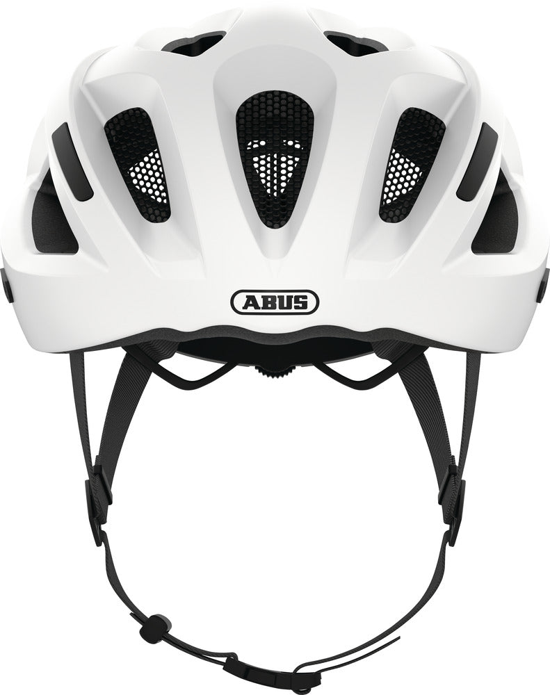 ABUS Fahrradhelm City - Aduro 2.1 polar white - Größe S - MabeaMobility