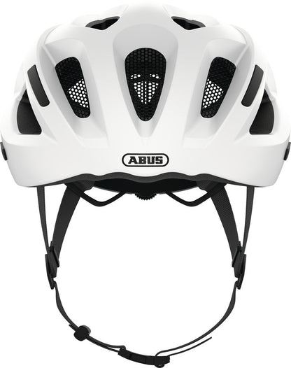 ABUS Fahrradhelm City - Aduro 2.1 polar white - Größe S - MabeaMobility