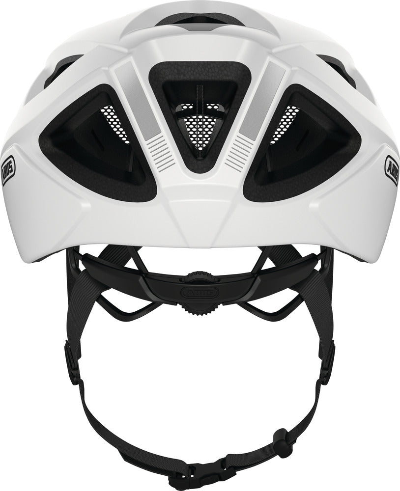 ABUS Fahrradhelm City - Aduro 2.1 polar white - Größe S - MabeaMobility
