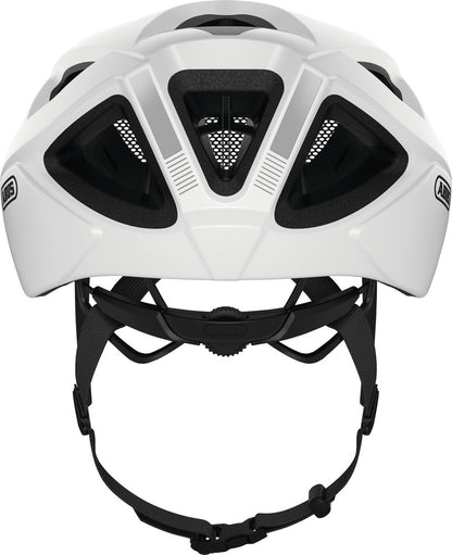 ABUS Fahrradhelm City - Aduro 2.1 polar white - Größe S - MabeaMobility