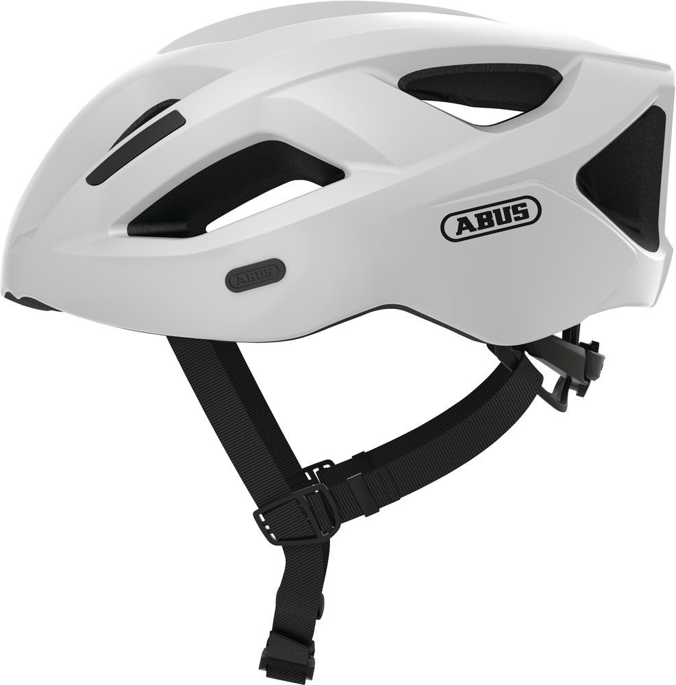 ABUS Fahrradhelm City - Aduro 2.1 polar white - Größe S - MabeaMobility