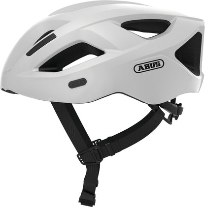 ABUS Fahrradhelm City - Aduro 2.1 polar white - Größe S - MabeaMobility