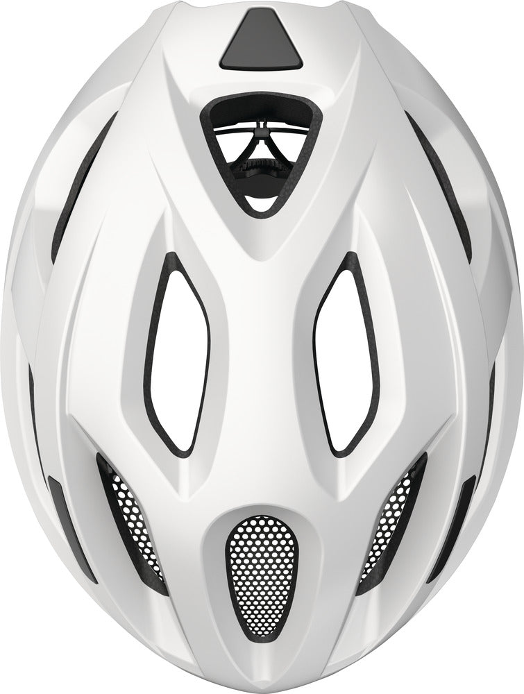 ABUS Fahrradhelm City - Aduro 2.1 polar white - Größe S - MabeaMobility