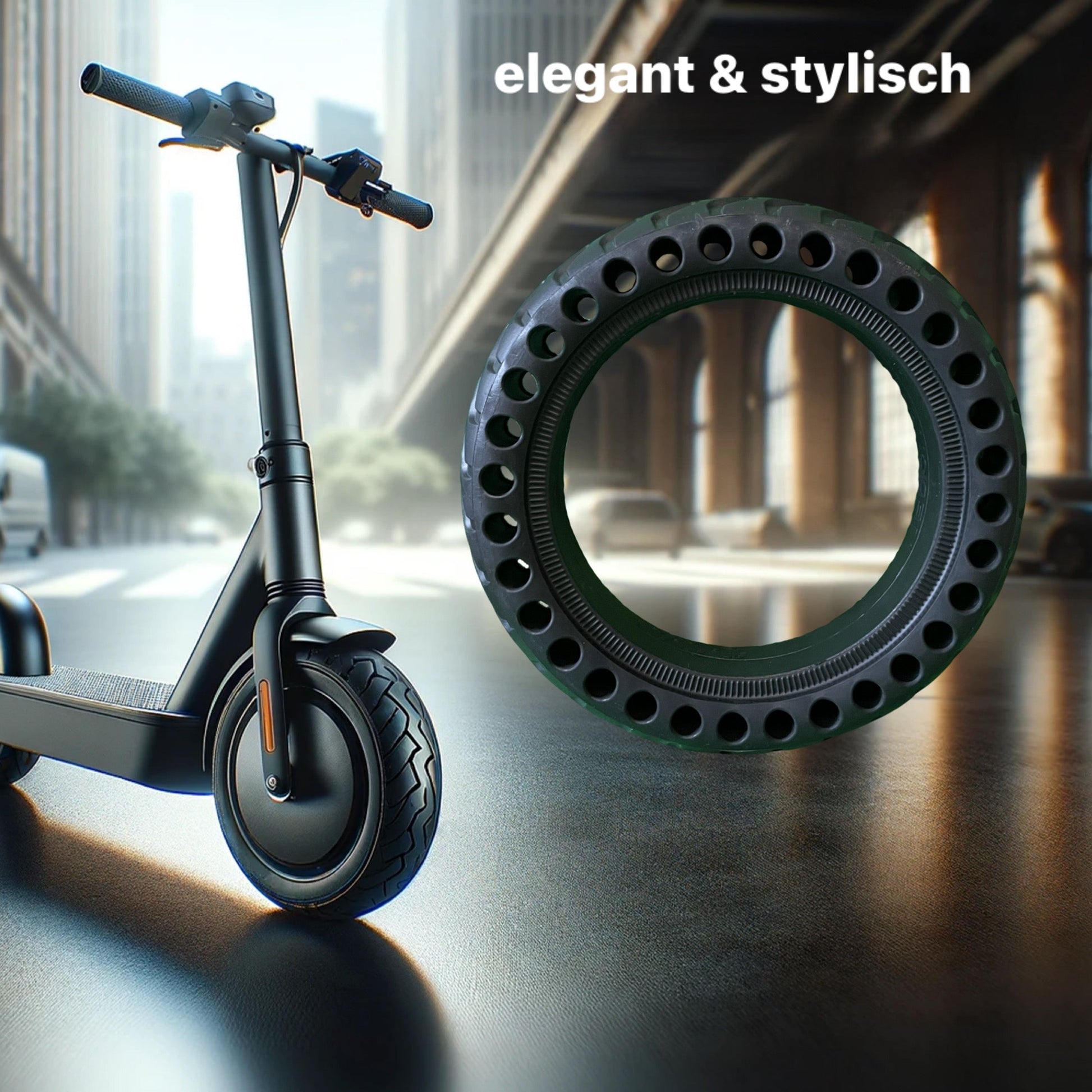 2 Stück E-Scooter Vollgummireifen 8,5 x 2 Zoll pannensicherer Honeycomb Reifen für E-Scooter verschiedener Marken - MabeaMobility