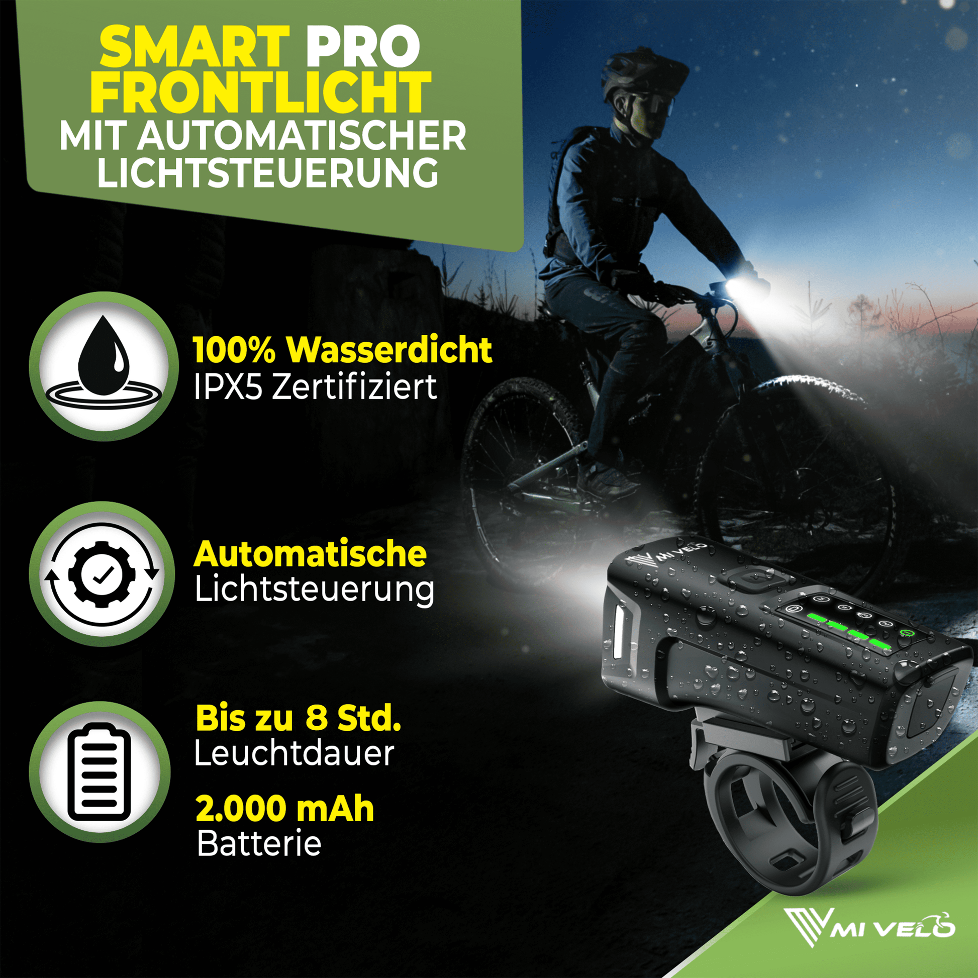 Fahrradlicht-Set SMART PRO
