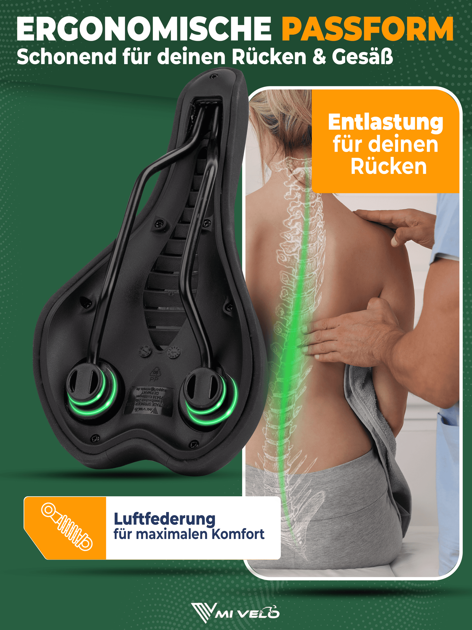 Bequemer Fahrradsattel MTB