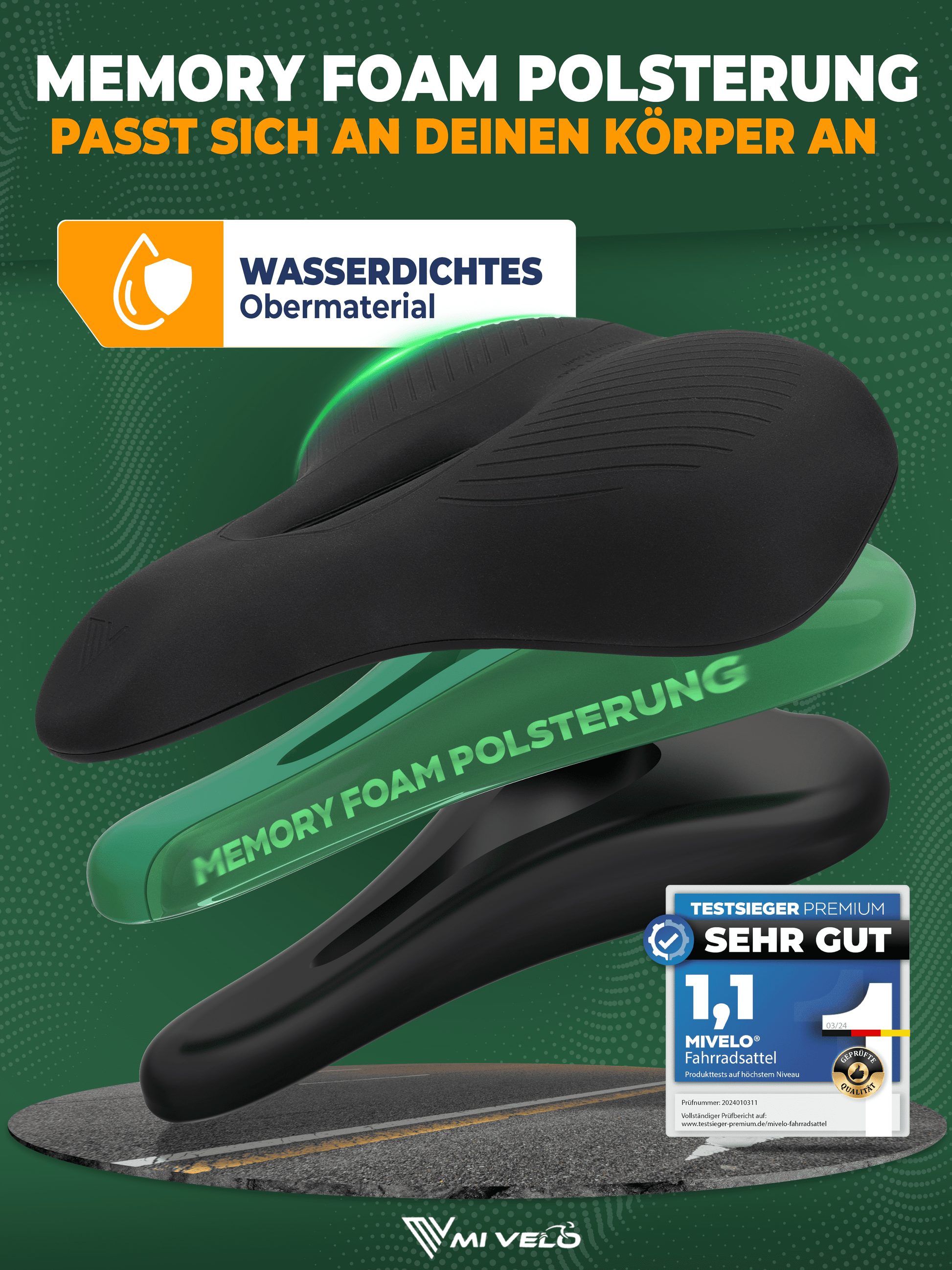 Ergonomischer Fahrradsattel