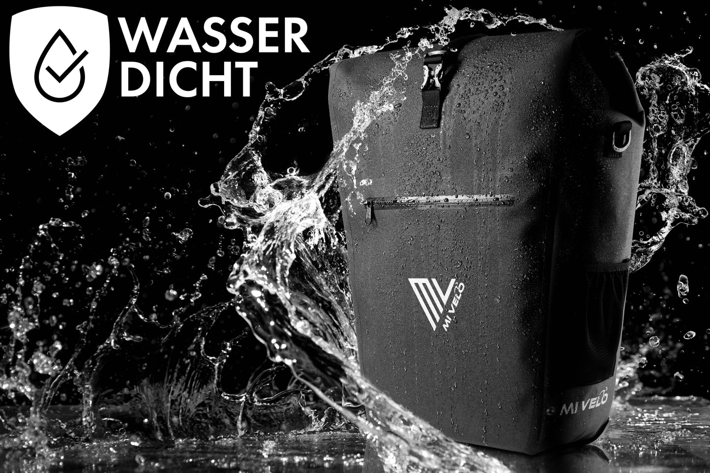 2in1 Fahrradtasche 25L wasserdicht